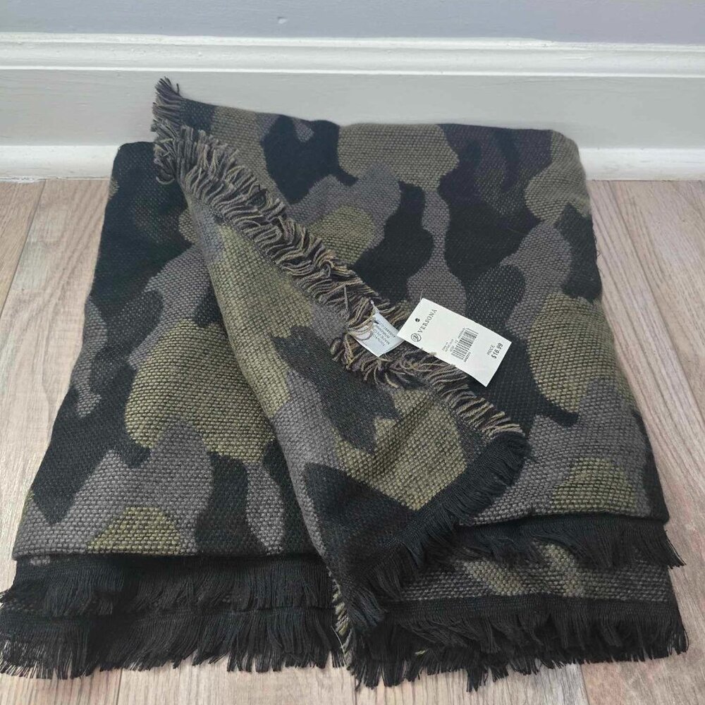 Oversided Camo Scarf- NWT